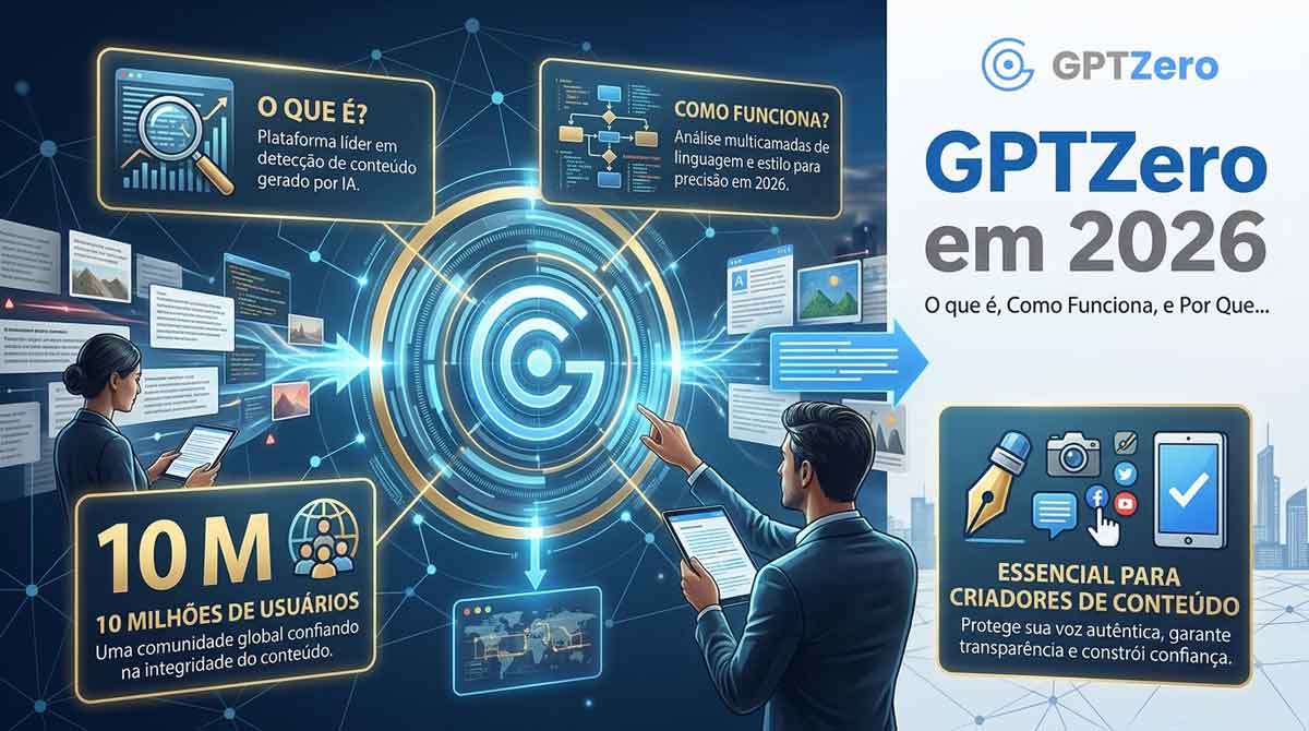 GPTZero em 2026: O que é, Como Funciona e Por que o Detector de IA com 10 Milhões de Usuários é Essencial para Criadores de Conteúdo