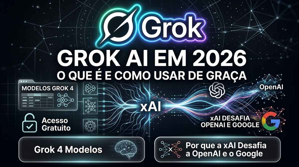 Grok AI em 2026: O que é, Como Usar de Graça, Modelos Grok 4 e Por que a xAI Está Desafiando OpenAI e Google