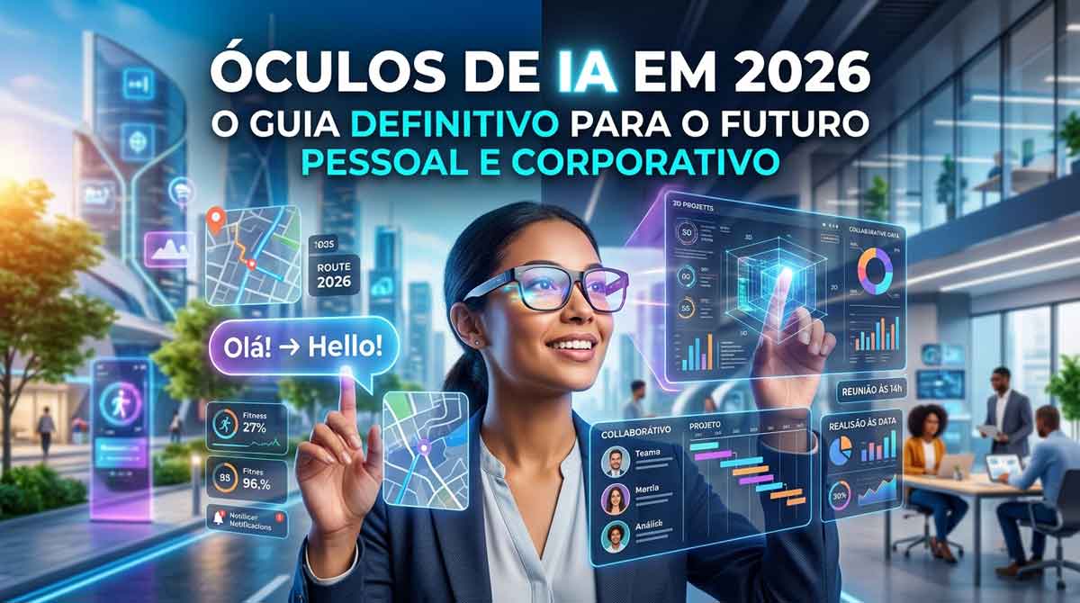 Óculos com IA em 2026: O Guia Definitivo Sobre o Futuro Pessoal e Corporativo