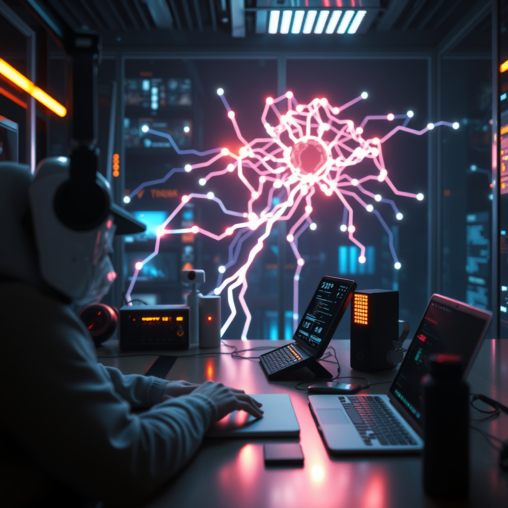 Ilustração do Futuro da IA